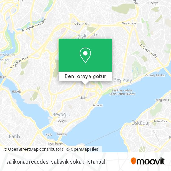 valikonağı caddesi şakayık sokak harita