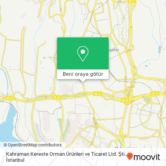 Kahraman Kereste Orman Ürünleri ve Ticaret Ltd. Şti. harita