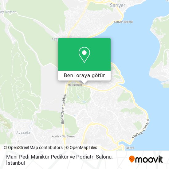 Mani-Pedi Manikür Pedikür ve Podiatri Salonu harita