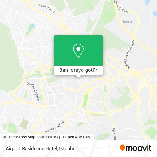 Airport Residence Hotel harita