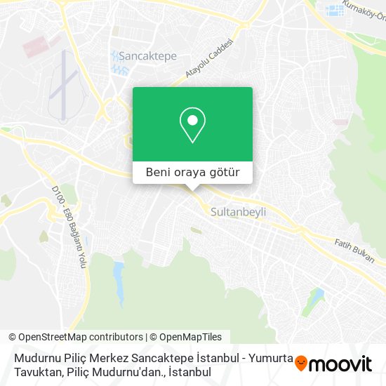 Mudurnu Piliç Merkez Sancaktepe İstanbul - Yumurta Tavuktan, Piliç Mudurnu'dan. harita