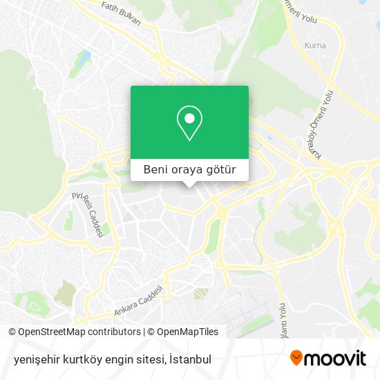 yenişehir kurtköy engin sitesi harita