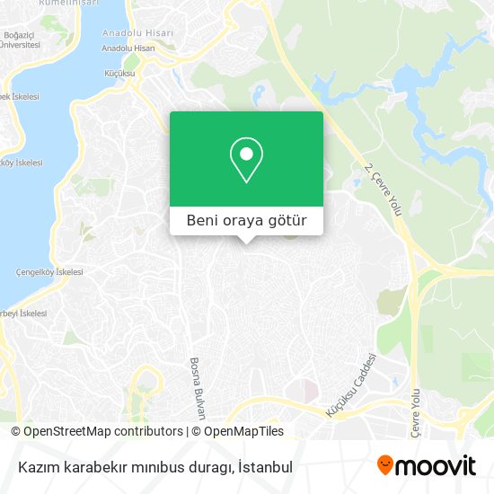 Kazım karabekır mınıbus duragı harita