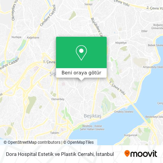 Dora Hospital Estetik ve Plastik Cerrahi harita