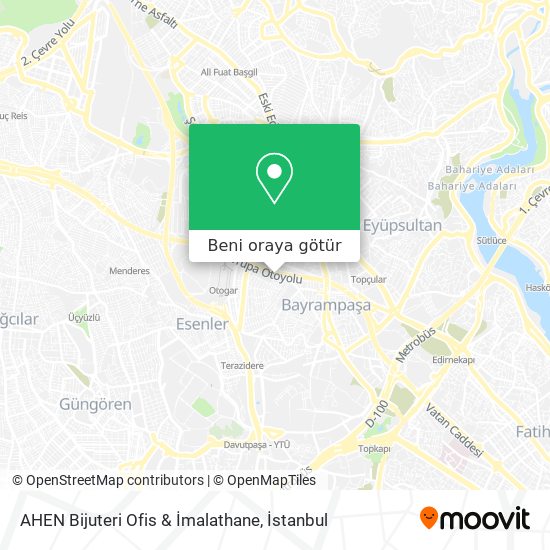 AHEN Bijuteri Ofis & İmalathane harita