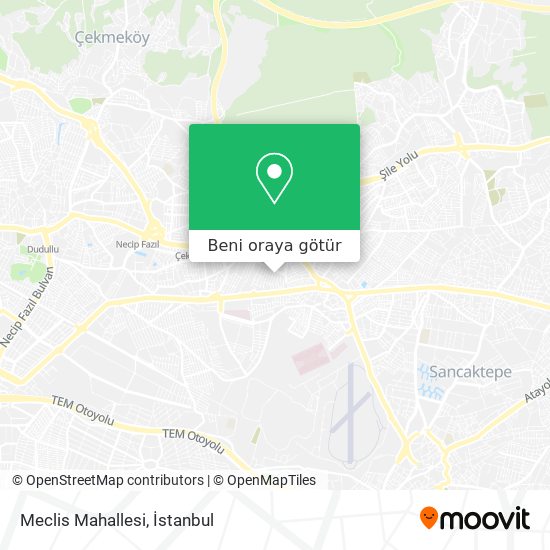 Meclis Mahallesi harita