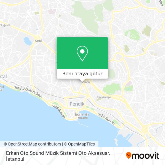 Erkan Oto Sound Müzik Sistemi Oto Aksesuar harita