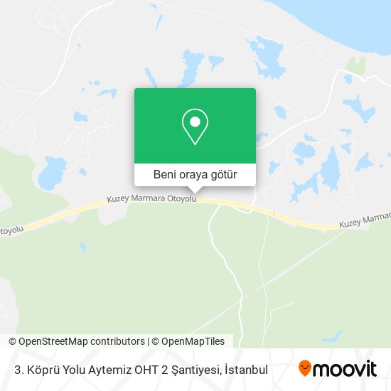 3. Köprü Yolu Aytemiz OHT 2 Şantiyesi harita