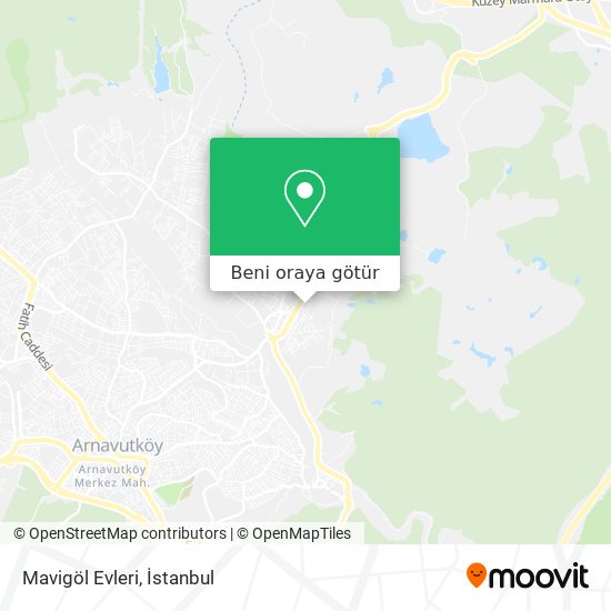 Mavigöl Evleri harita