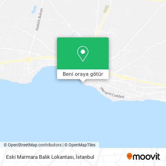 Eski Marmara Balık Lokantası harita