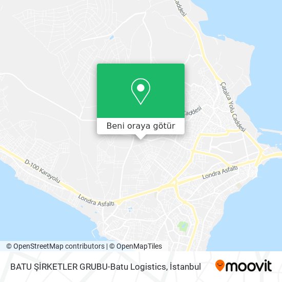 BATU ŞİRKETLER GRUBU-Batu Logistics harita