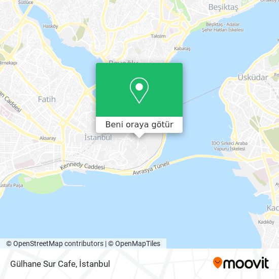 Gülhane Sur Cafe harita