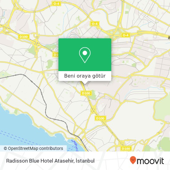 Radisson Blue Hotel Atasehir harita