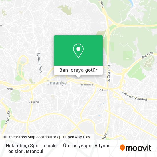 Hekimbaşı Spor Tesisleri - Ümraniyespor Altyapı Tesisleri harita