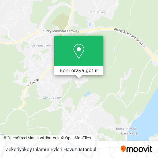 Zekeriyaköy Ihlamur Evleri Havuz harita