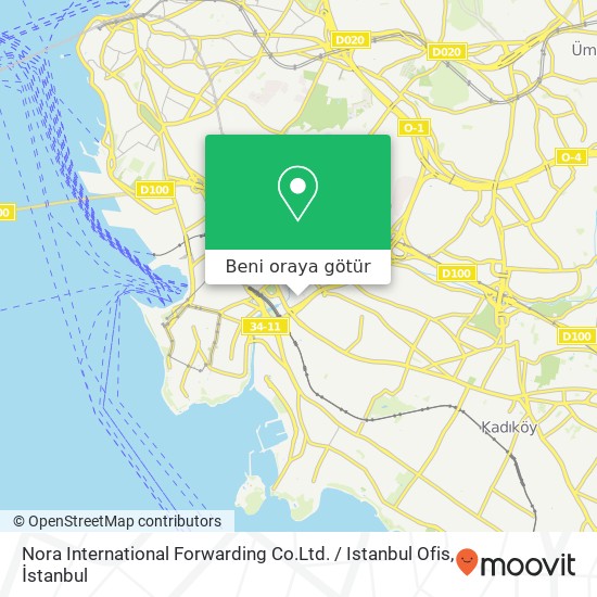 Nora International Forwarding Co.Ltd. / Istanbul Ofis harita