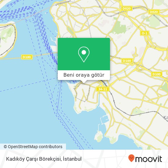 Kadıköy Çarşı Börekçisi harita