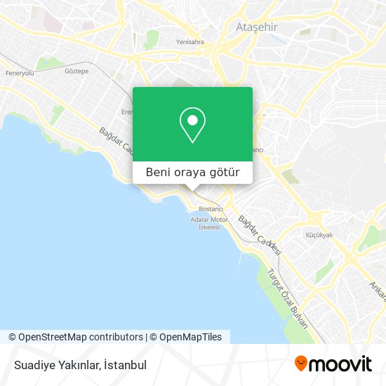 Suadiye Yakınlar harita
