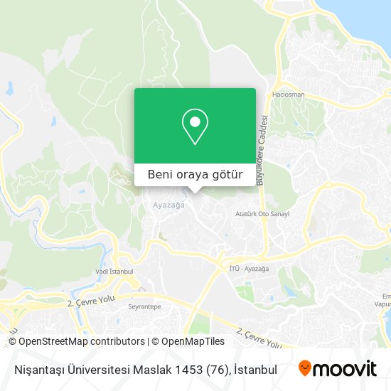 Nişantaşı Üniversitesi Maslak 1453 (76) harita