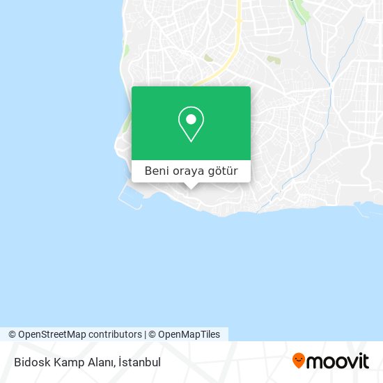 Bidosk Kamp Alanı harita