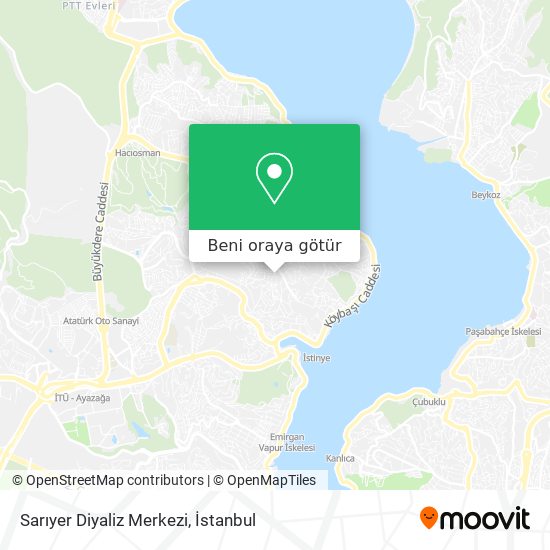 Sarıyer Diyaliz Merkezi harita