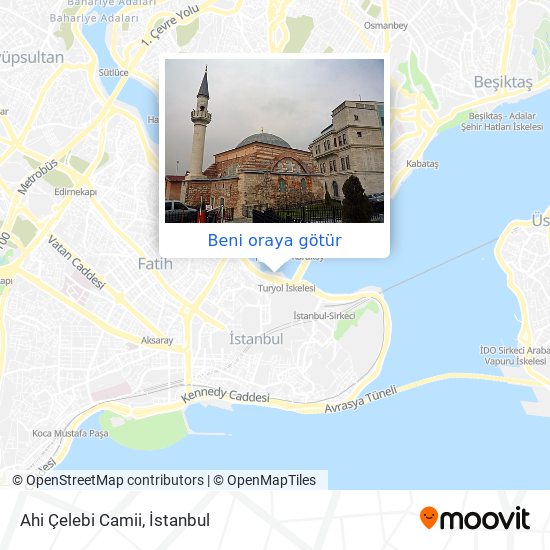 Ahi Çelebi Camii harita