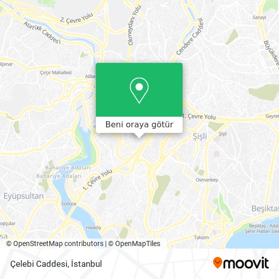 Çelebi Caddesi harita