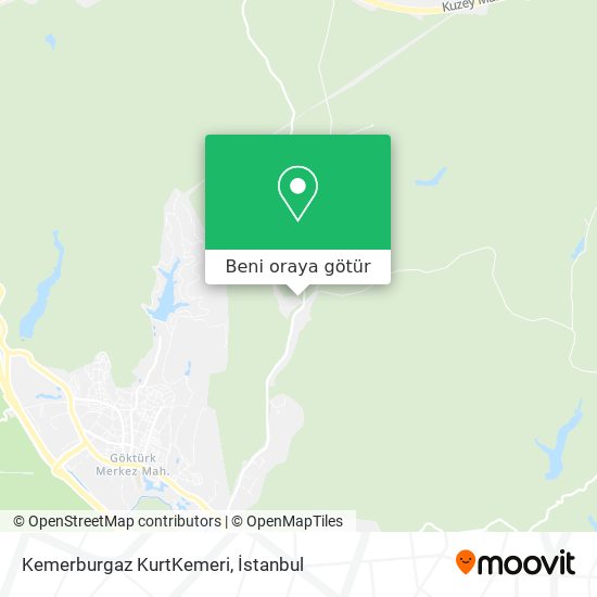 Kemerburgaz KurtKemeri harita
