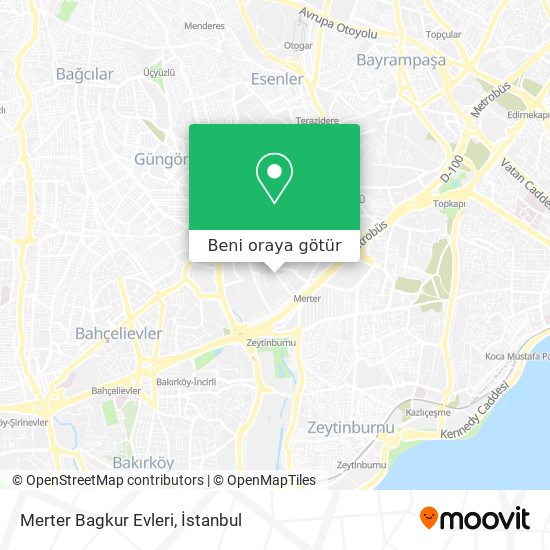 Merter Bagkur Evleri harita