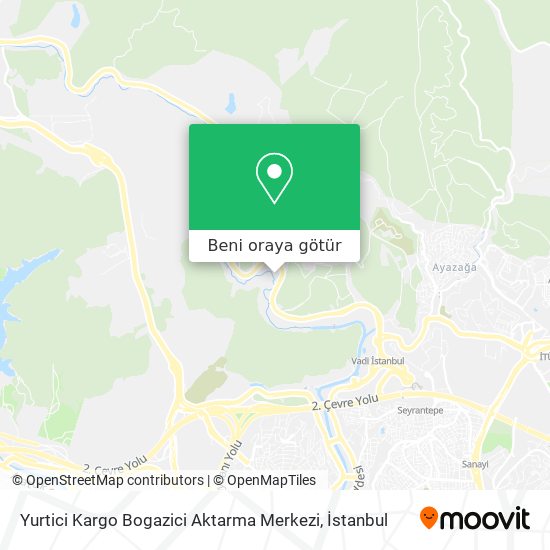 Yurtici Kargo Bogazici Aktarma Merkezi harita