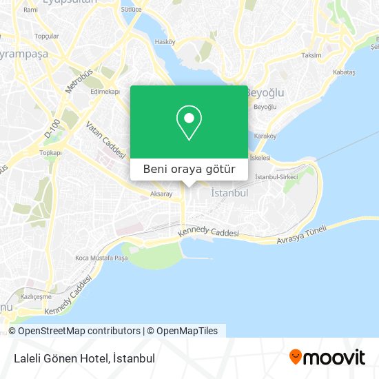 Laleli Gönen Hotel harita