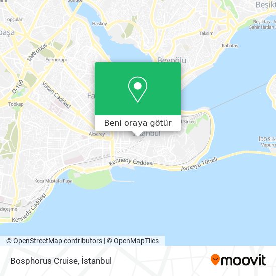 Bosphorus Cruise harita