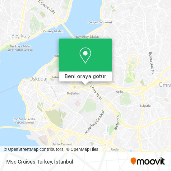 Msc Cruises Turkey harita