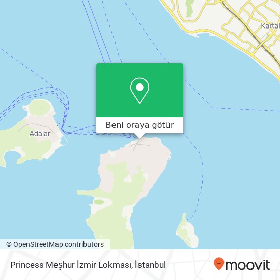 Princess Meşhur İzmir Lokması harita