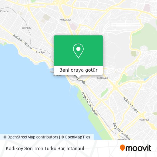 Kadıköy Son Tren Türkü Bar harita