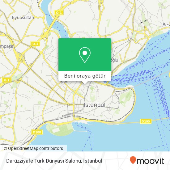 Darüzziyafe Türk Dünyası Salonu harita
