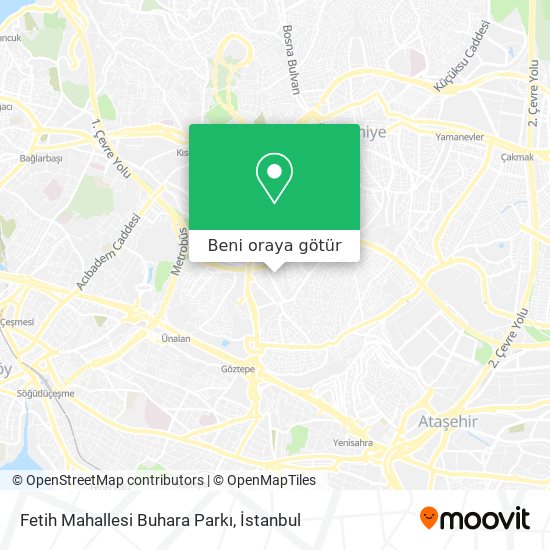 Fetih Mahallesi Buhara Parkı harita