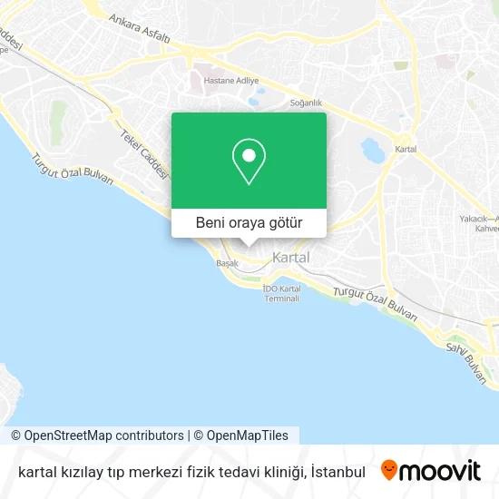 kartal kızılay tıp merkezi fizik tedavi kliniği harita