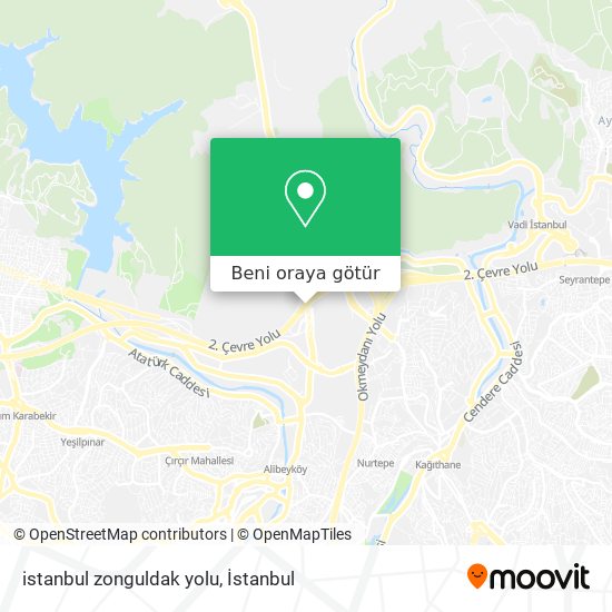 istanbul zonguldak yolu harita