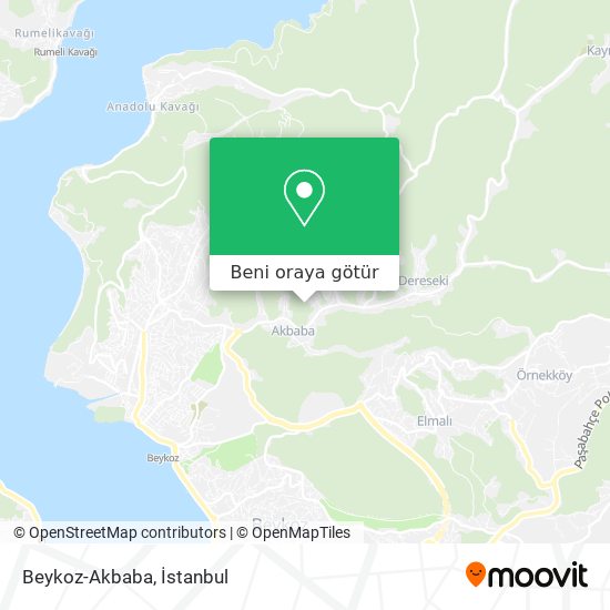 Beykoz-Akbaba harita