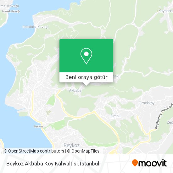 Beykoz Akbaba Köy Kahvaltisi harita