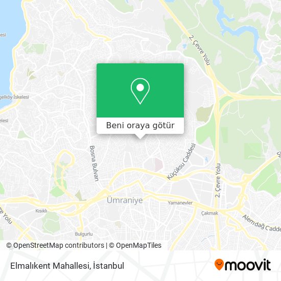Elmalıkent Mahallesi harita