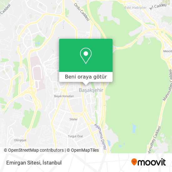 Emirgan Sitesi harita