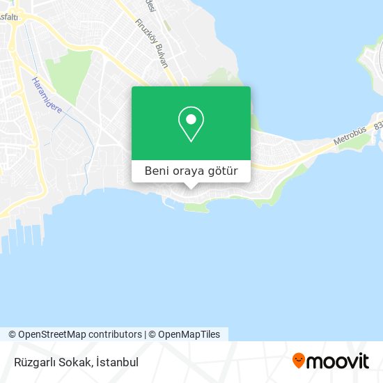 Rüzgarlı Sokak harita