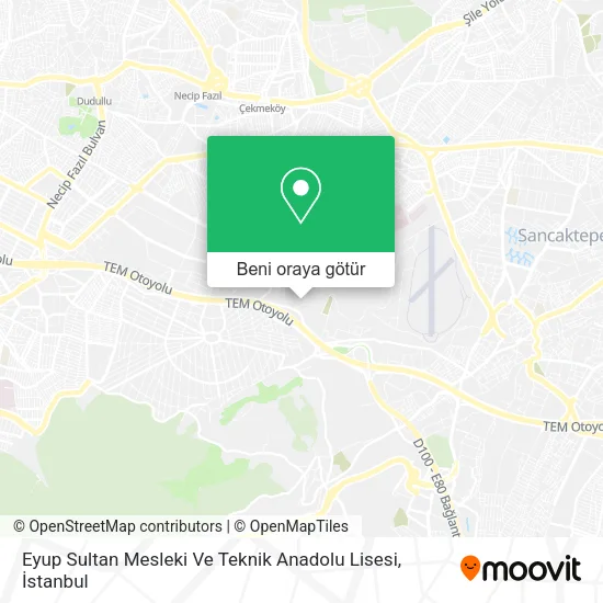 Eyup Sultan Mesleki Ve Teknik Anadolu Lisesi harita