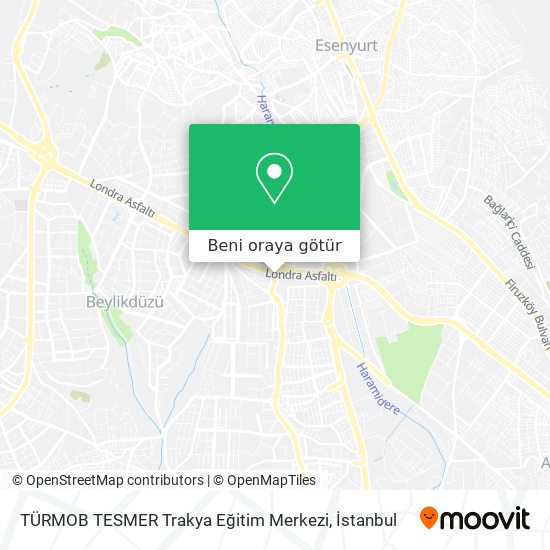 TÜRMOB TESMER Trakya Eğitim Merkezi harita