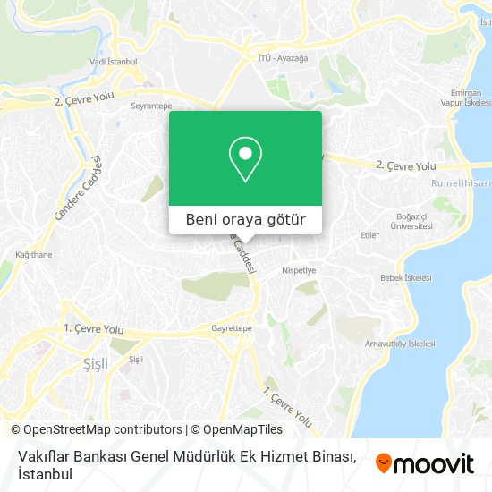Vakıflar Bankası Genel Müdürlük Ek Hizmet Binası harita