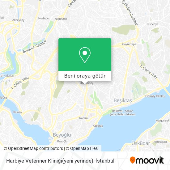 Harbiye Veteriner Kliniği(yeni yerinde) harita