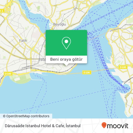 Dârusaâde Istanbul Hotel & Cafe harita