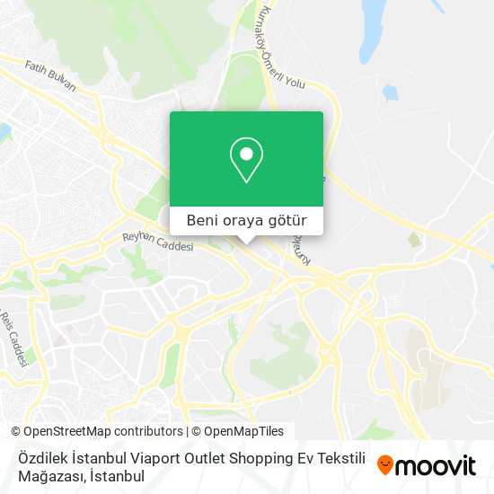Özdilek İstanbul Viaport Outlet Shopping Ev Tekstili Mağazası harita